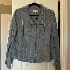 NWOT Loft women’s lightweight utility jacket
